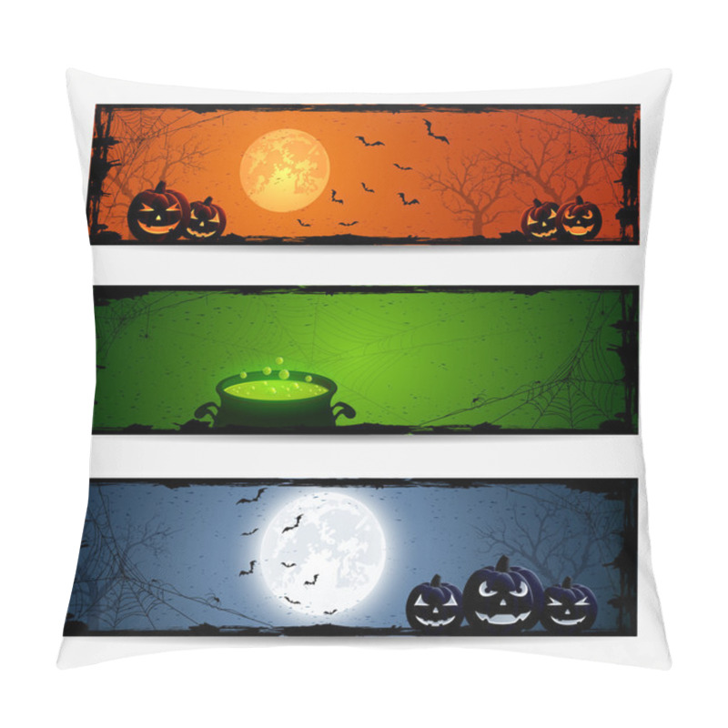 Personality  Halloween Banners Pillow Covers