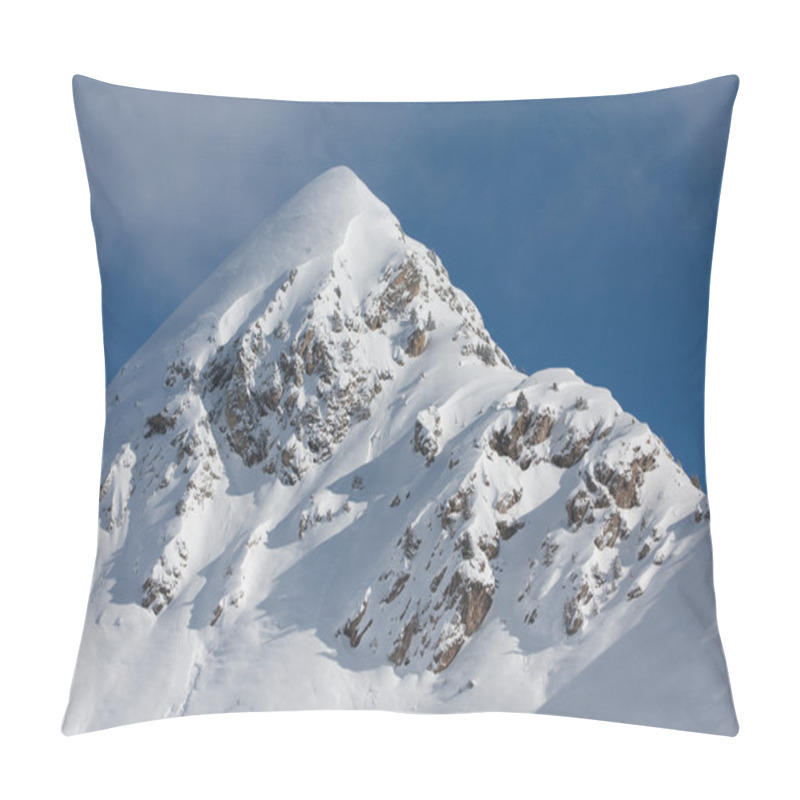 Personality  Snow Covered Mountain Peak Pillow Covers