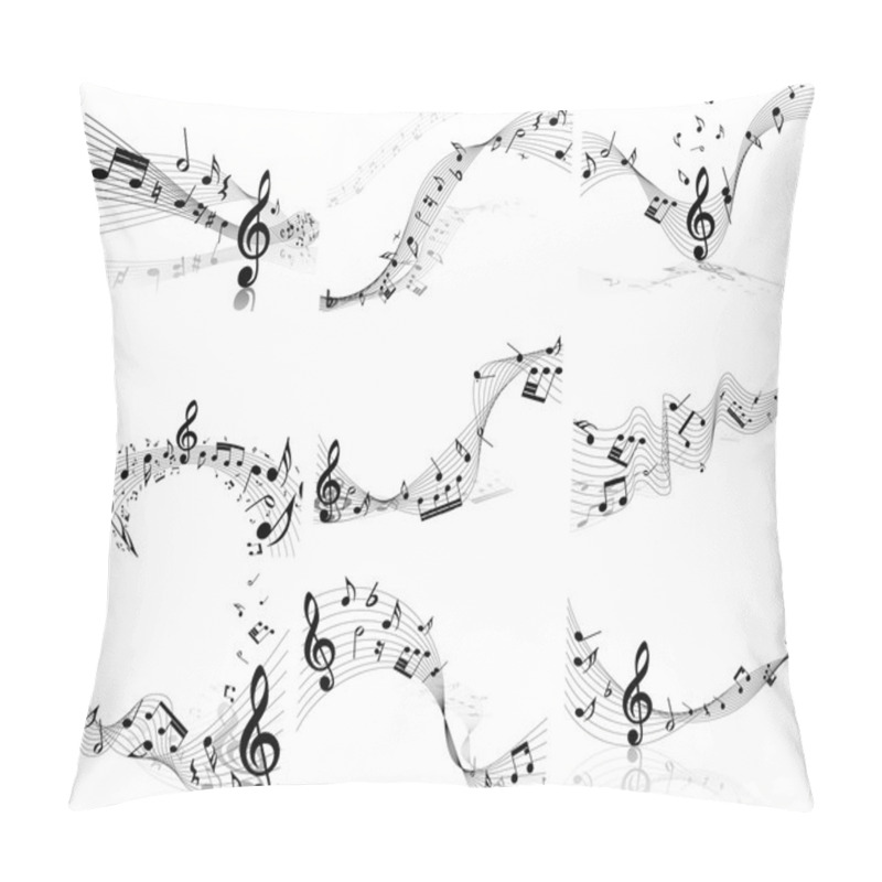 Personality  Notes Staff Pillow Covers