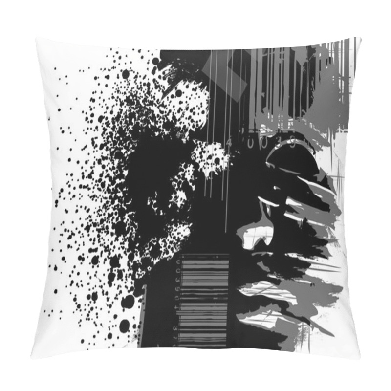 Personality  Grunge Background Pillow Covers