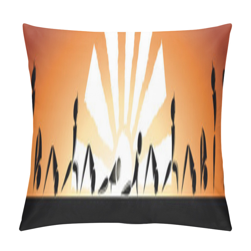 Personality  Sun Salutation Pillow Covers