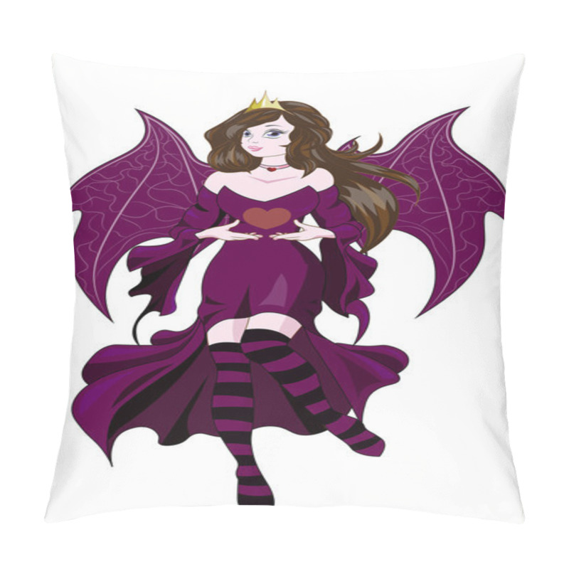 Personality  Fairy Valentines Devil Pillow Covers