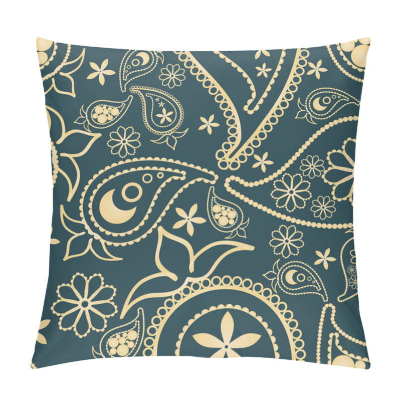 Personality  Paisley Seamless Pattern Pillow Covers