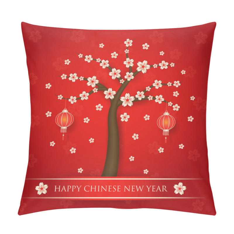 Personality  Chinese New Year Background Pillow Covers