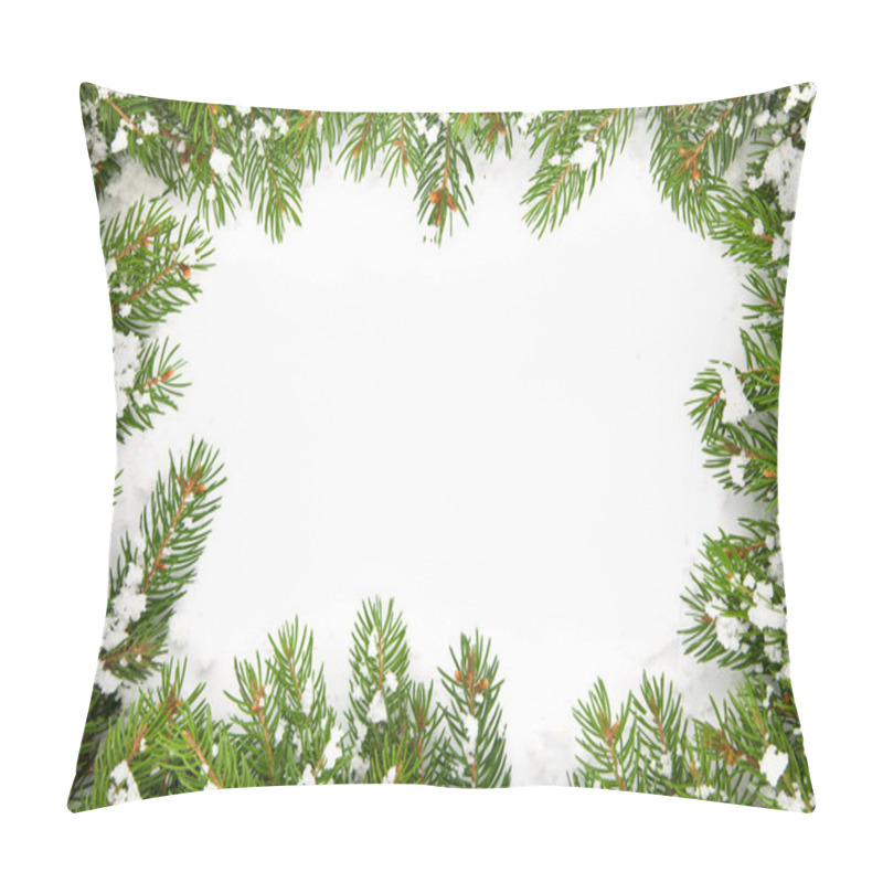 Personality  Christmas Framework With Snow Pillow Covers