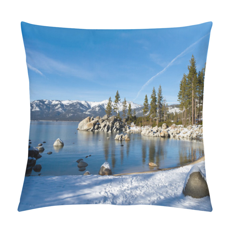 Personality  Sand Harbor, Lake Tahoe USA Pillow Covers