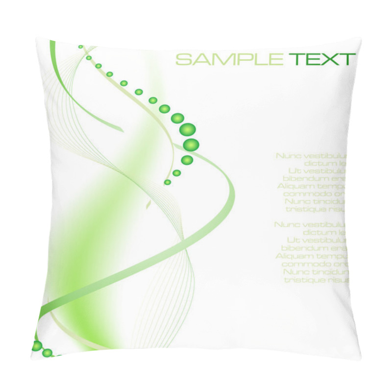 Personality  Green Futuristic Background Pillow Covers