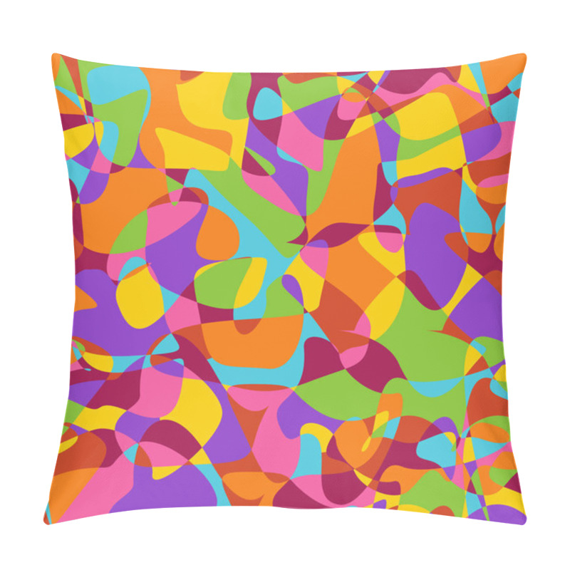 Personality  Overlapping And Divided Shapes Seamless Pattern Pillow Covers