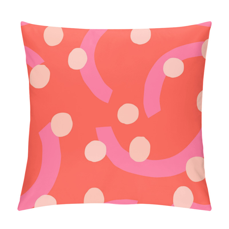 Personality  Abstract Modern Shapes Seamless Pattern Vector Illustration  Pillow Covers