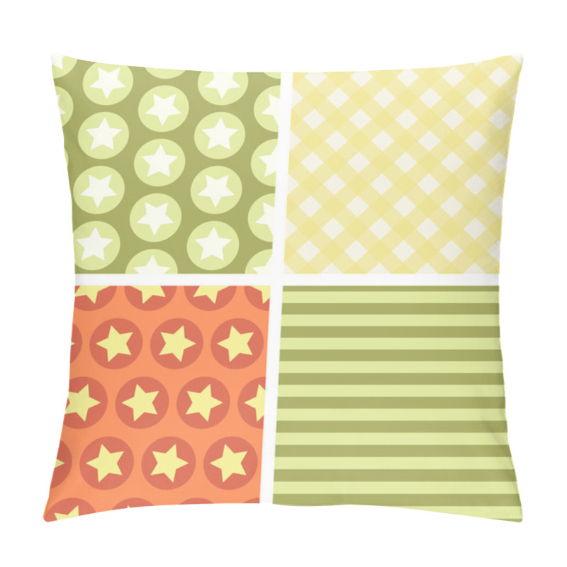 Personality  Four Primitive Retro Patterns Pillow Covers