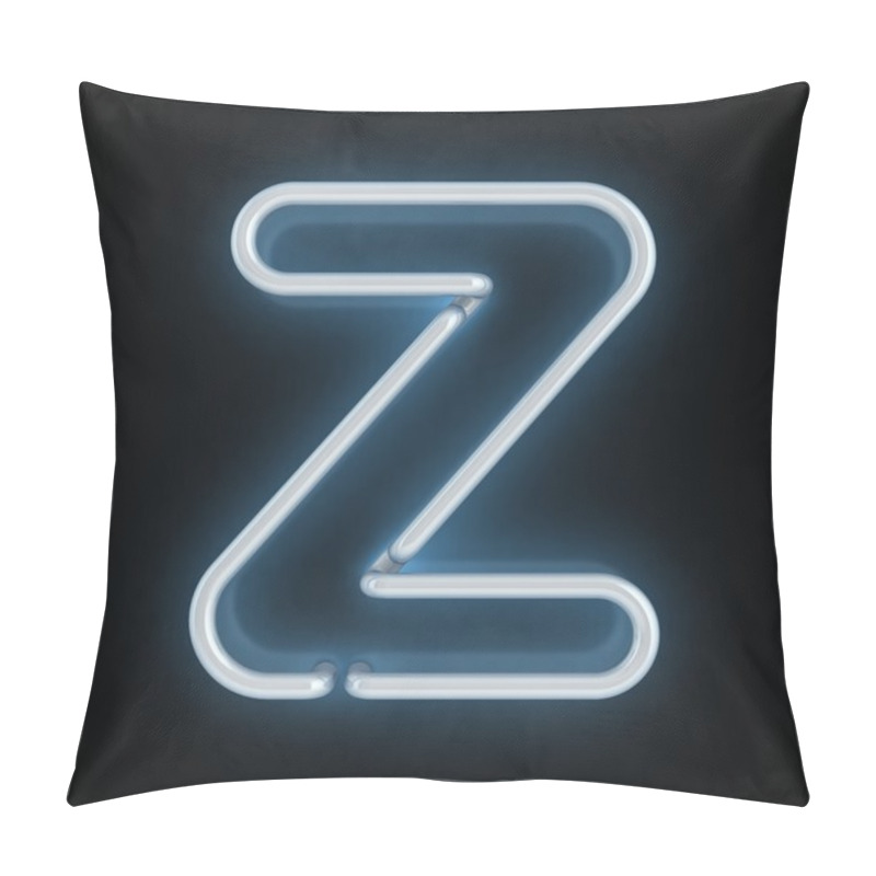 Personality  Neon Font Letter Z Pillow Covers