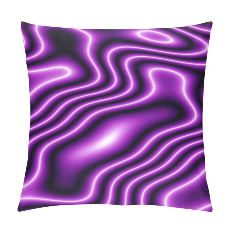 Personality  Abstract Background Of The Gradient With Visual Wave And Lighting Effects, Good For Your Project Design. Abstract Coloring Background Pillow Covers