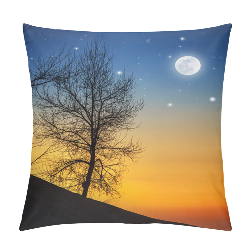 Personality  Tree Silhouette Pillow Covers