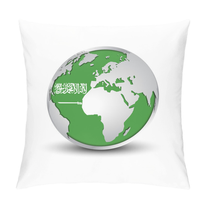 Personality  Abstract Glossy Globe Pillow Covers