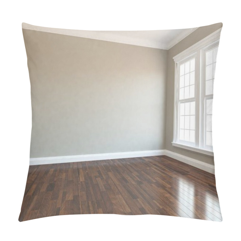 Personality  White Room Interior With Windows . Scandinavian Interior Design. 3d Illustration Pillow Covers