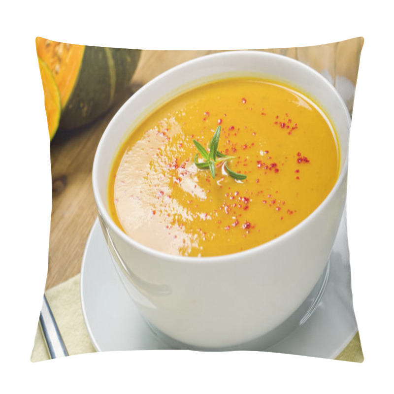 Personality  Squash Soup With Rosemary And Paprika Pillow Covers