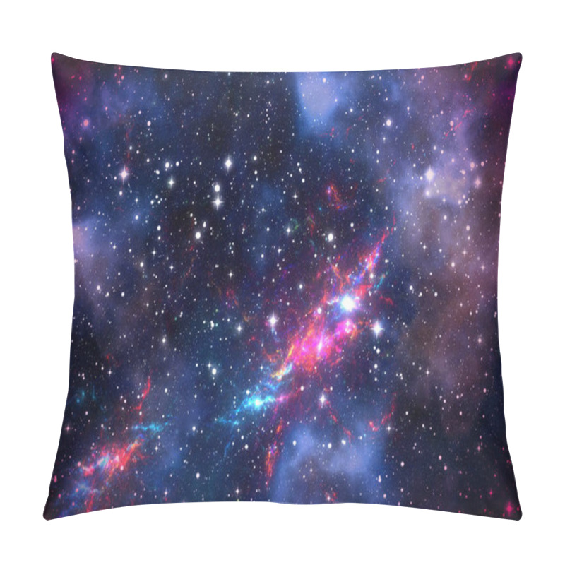 Personality  Cosmic Galaxy Stars Print  - Starry Sky Backdrop -  Galaxy  Space Background Pillow Covers