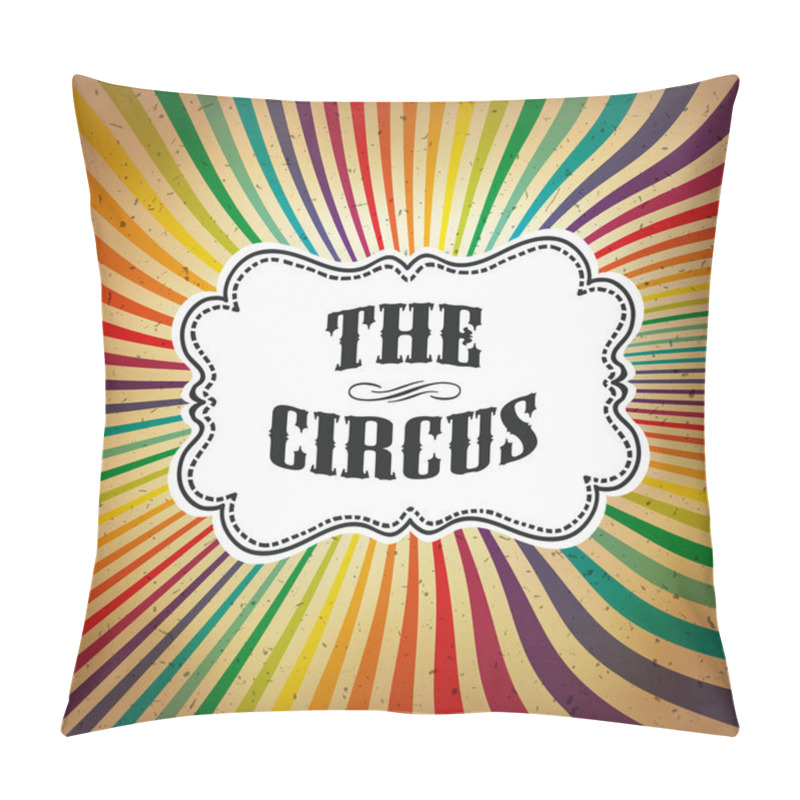 Personality  Circus Abstract Poster Pillow Covers