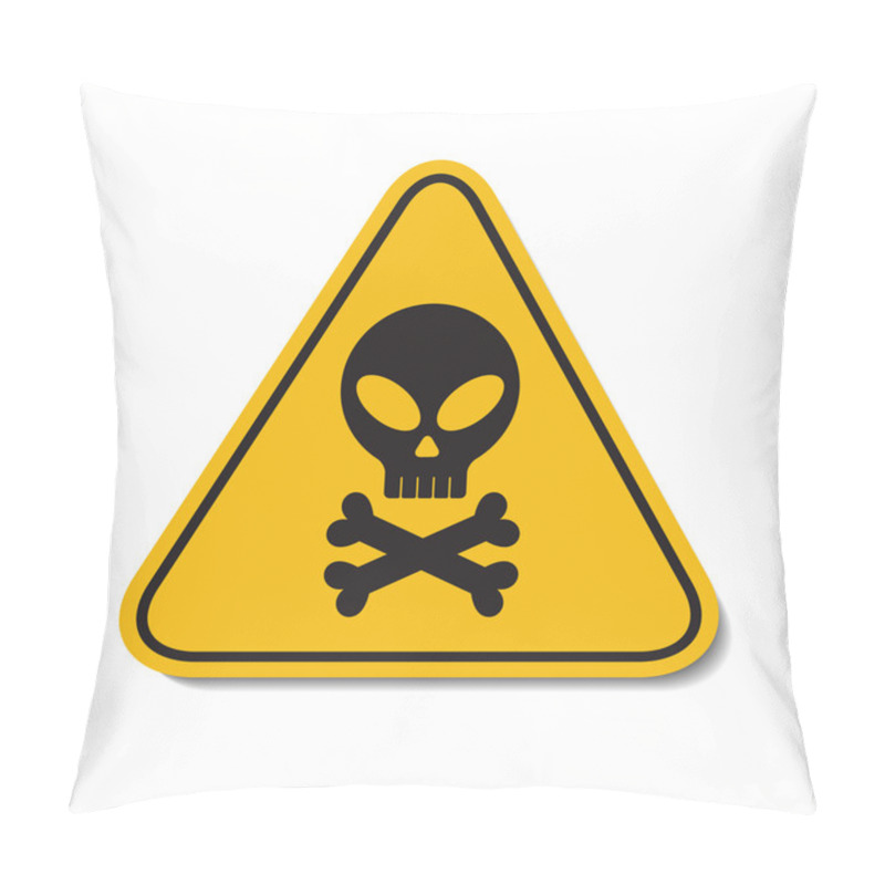 Personality  Danger Icon Pillow Covers