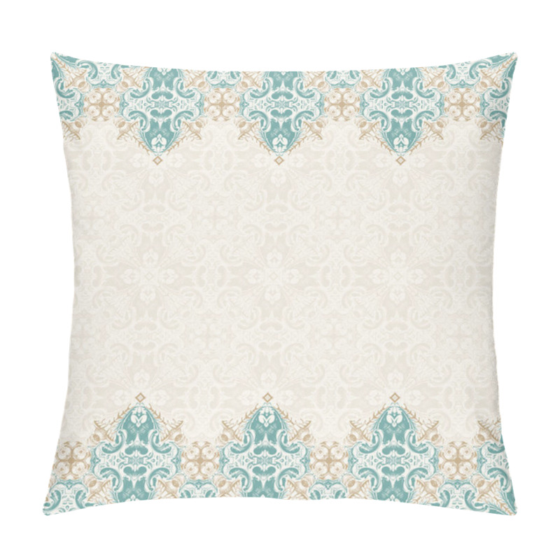 Personality  Seamless Border Vector Ornate In Eastern Style. Islam Pattern Pillow Covers