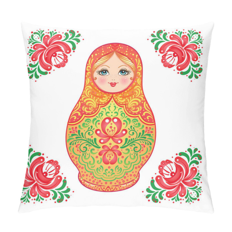 Personality  Matryoshka Traditional Russian Doll  Pillow Covers