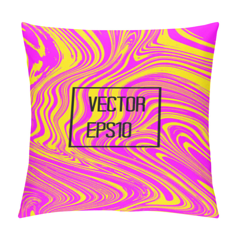 Personality  Abstract Card With Liquid Lines.  Pillow Covers