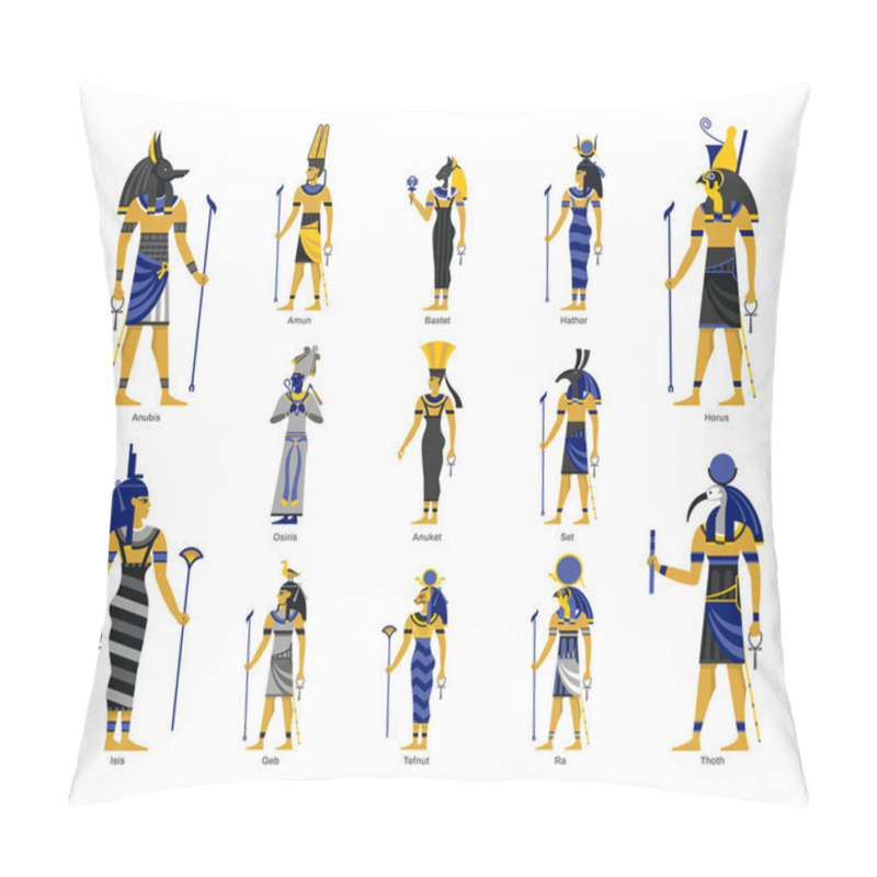 Personality  Egypt Ancient Gods Set Pillow Covers