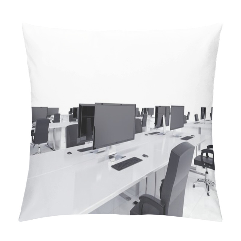 Personality  Desks In A Open Space Pillow Covers