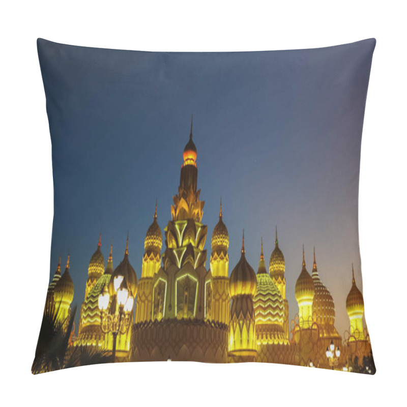 Personality  Russian Style Fairy Entrance Gate Of The Global Village, A Cultural Village In Dubai, United Emirates Emirates Pillow Covers