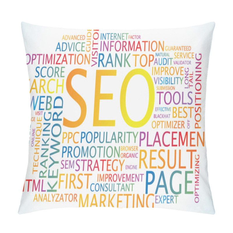 Personality  Search Engine Optimization Poster Pillow Covers