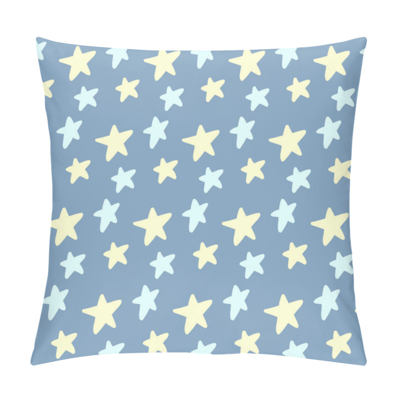 Personality  Doodle Stars Seamless Pattern Background. Pillow Covers