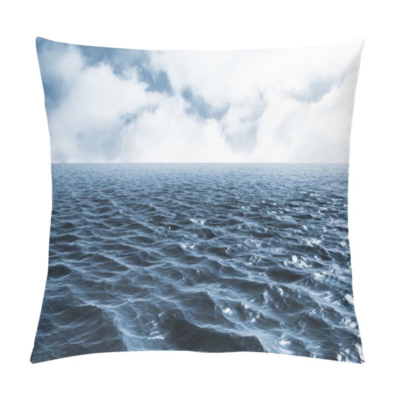 Personality  Composite Image Of Blue Ocean Pillow Covers