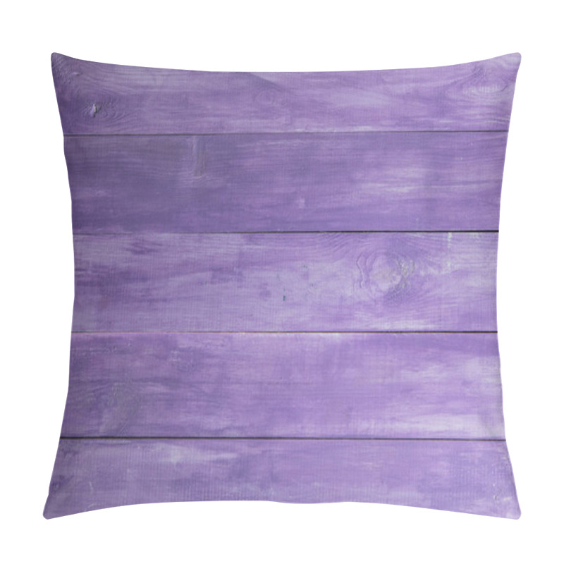 Personality  Wood Surface. Violet Texture Wood Boards Background Pillow Covers