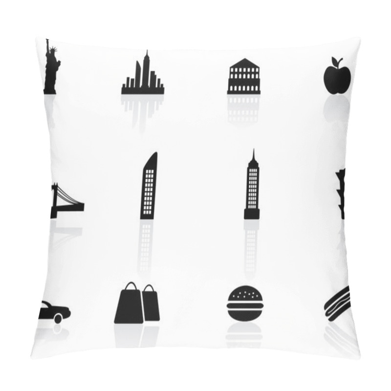 Personality  New York Symbols Pillow Covers