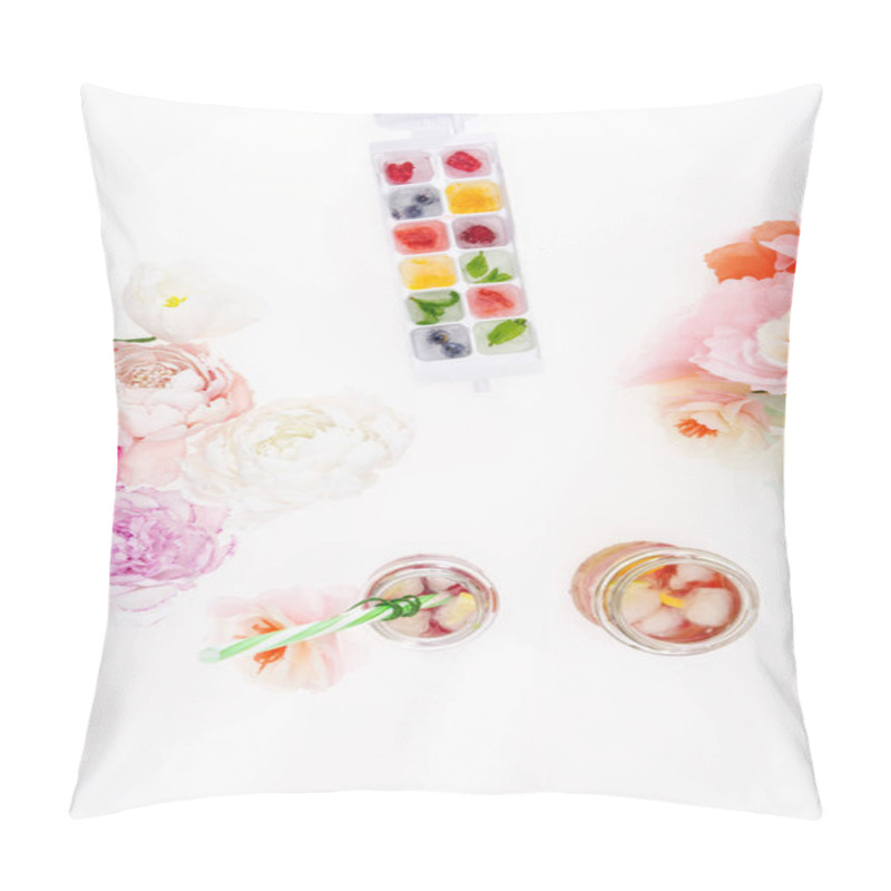 Personality  Berries In Ice Cubes  Pillow Covers