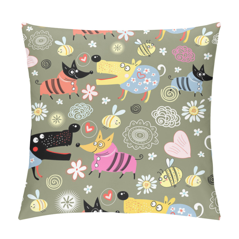 Personality  Pattern Of Dog Lovers Pillow Covers