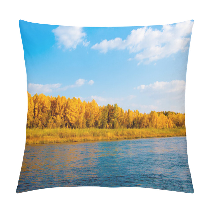 Personality  Autumn River Ural Pillow Covers