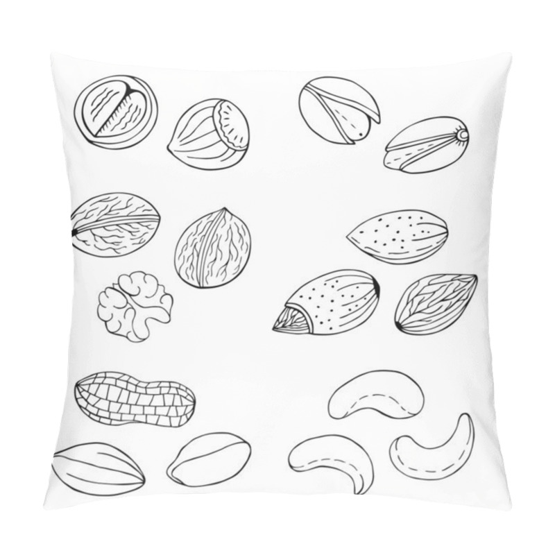 Personality  Nuts Collection Pillow Covers