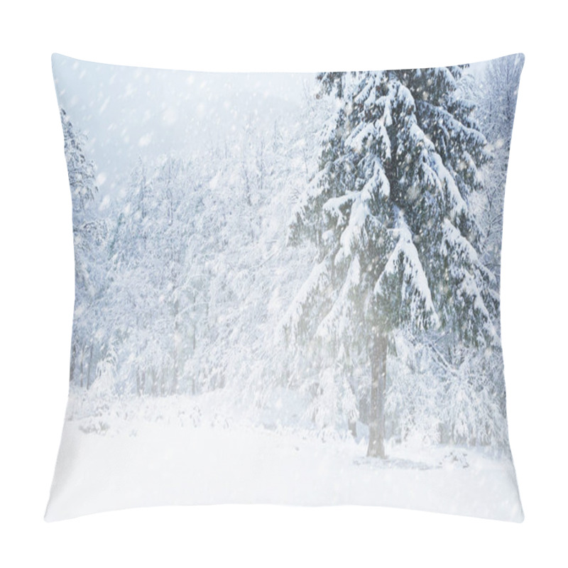 Personality  Beautiful Winter Landscape Pillow Covers