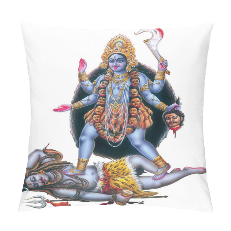 Personality  Hindu Festival Ma Kali, Goddess Dugra High Resolution Photo Pillow Covers