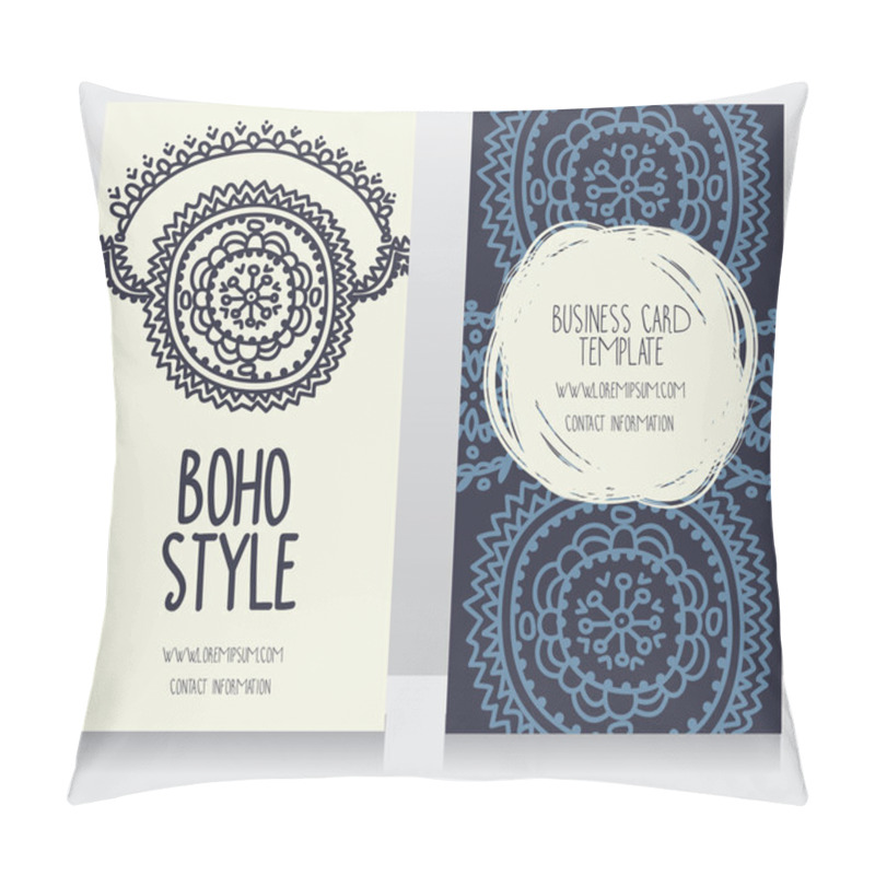 Personality  Two Cards For Boho Style Pillow Covers