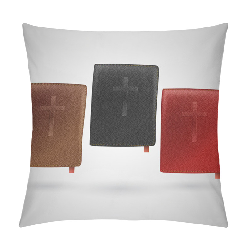 Personality  Set Of Vector Holy Bibles Pillow Covers