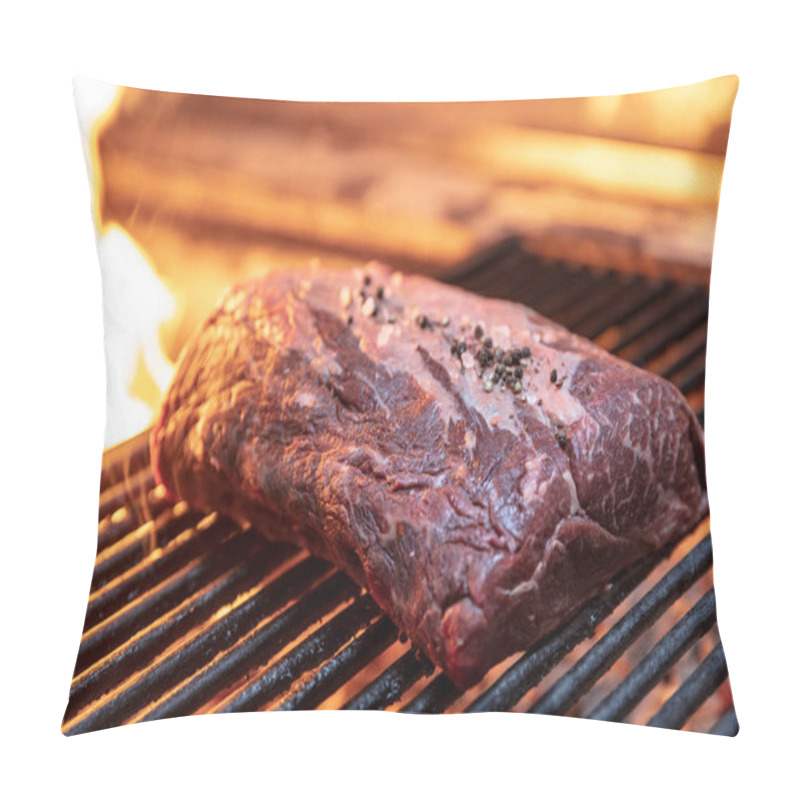 Personality  Charcoal Grill Beef Steak.  Pillow Covers