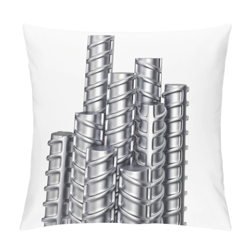 Personality  Metal Reinforcements Isolated On White Pillow Covers