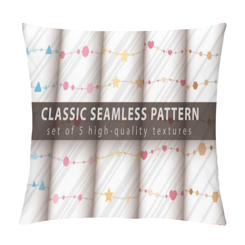 Personality  Classic Seamless Pattern - Set Five Items. Pillow Covers