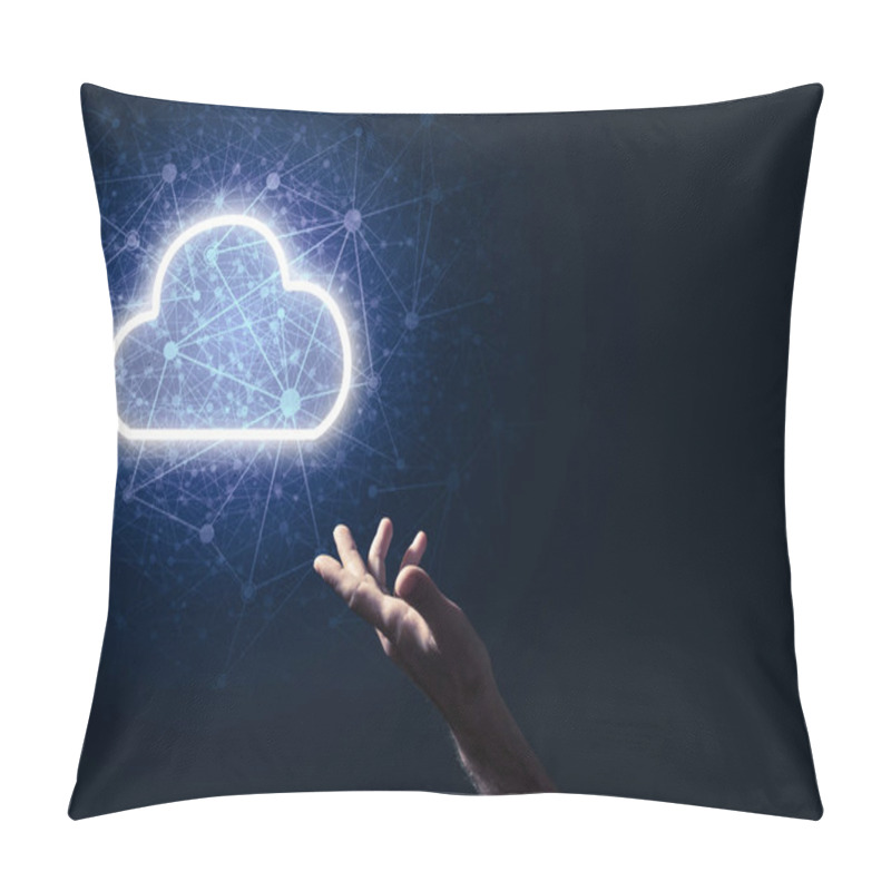 Personality  Digital Cloud Icon  Pillow Covers