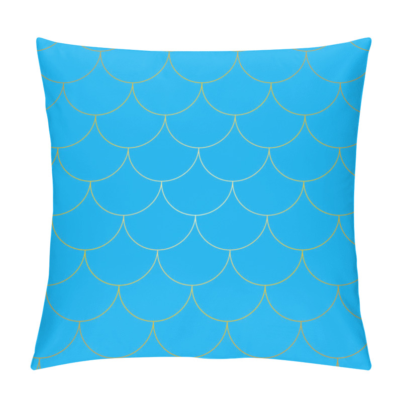 Personality  Mermaid Scales. Fish Squama. Scale Pattern. Pillow Covers