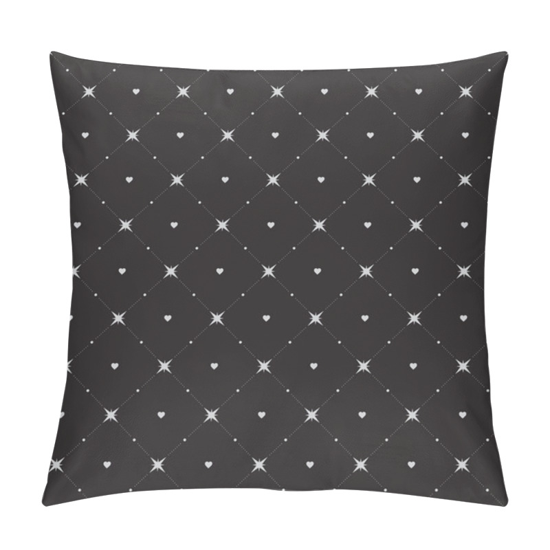 Personality  Hearts, Dots And Stars. Pillow Covers