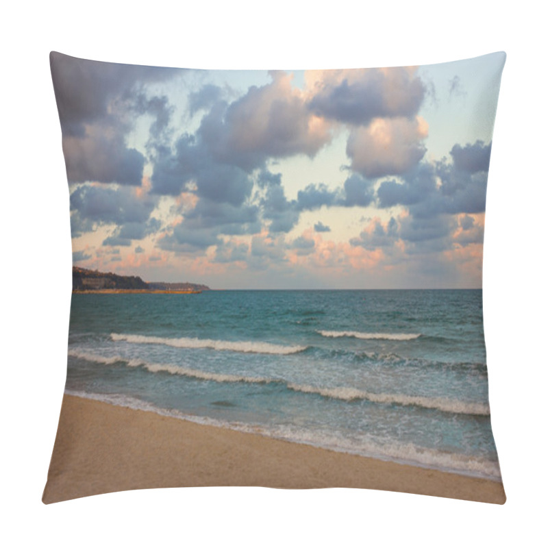 Personality  Black Sea Coast Near Varna At Dusk Pillow Covers