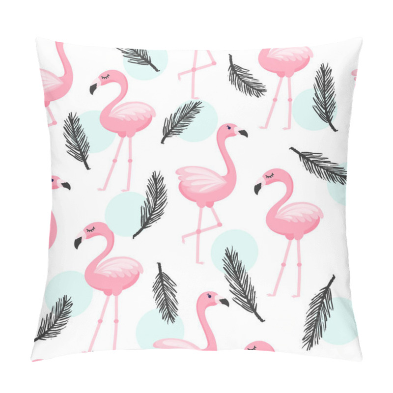 Personality  Tropical Flamingo Pattern Pillow Covers